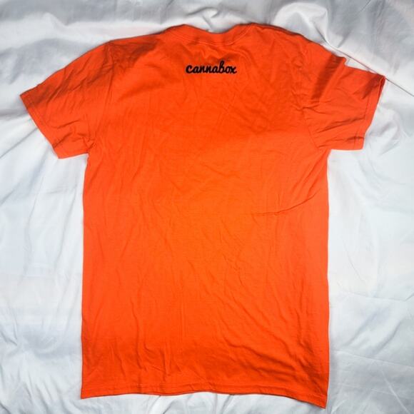 Cannabox new orange Stoned to the Bones graphic tee unisex size S - Picture 3 of 9
